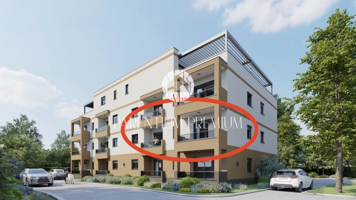 Novi stan sa 2 terase u modernoj zgradi na mirnoj lokaciji nedaleko od mora