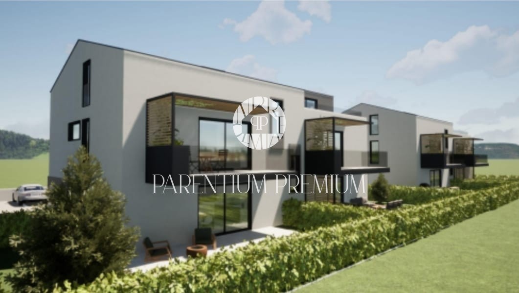 Moderne neue Wohnung im 1. Stock mit 2 Terrassen in der Nähe von Poreč