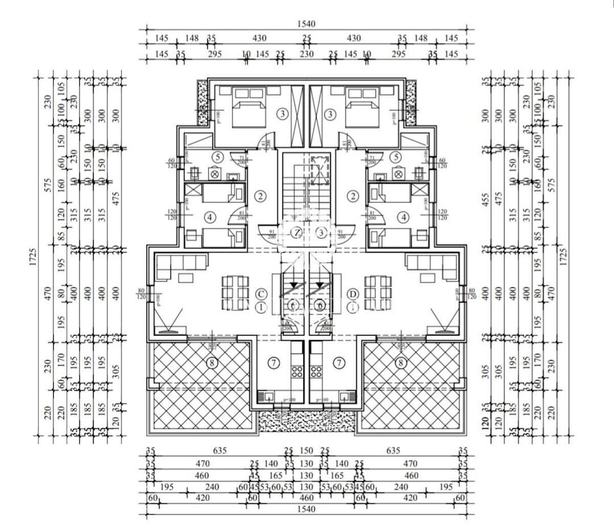 Spacious apartment with roof terrace and jacuzzi in an attractive location