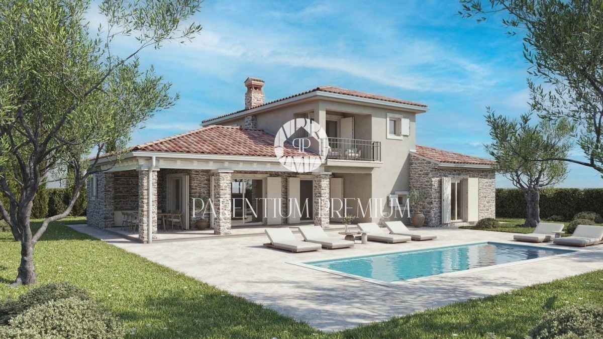 Eine beeindruckende neue Qualitätsvilla mit Swimmingpool unweit von Poreč