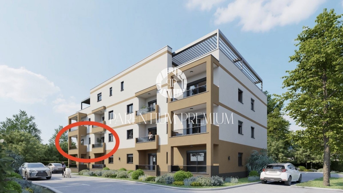 Modernes Apartment mit 2 Terrassen in einem Gebäude mit Aufzug