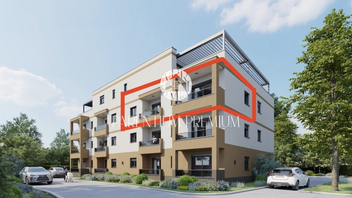 Novi stan na 2. katu u zgradi sa liftom na traženoj lokaciji