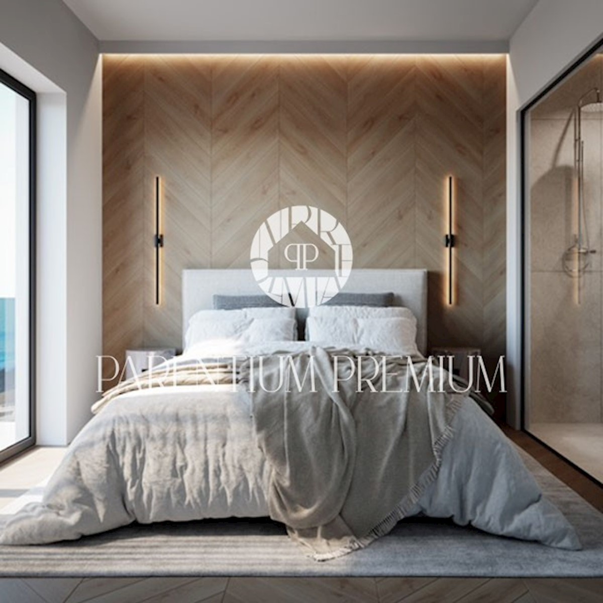 Luksuzni dvoetažni stan sa bazenom u dvorištu