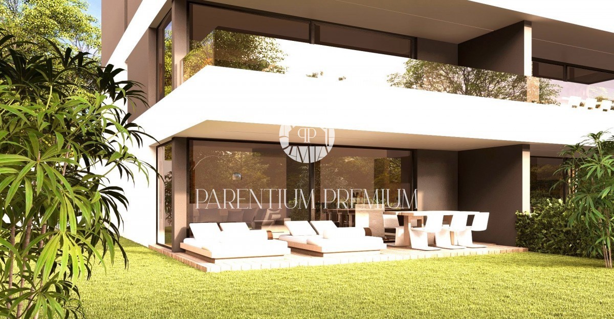 New construction - Flat on the ground floor with a yard, 3 km from the center of Poreč