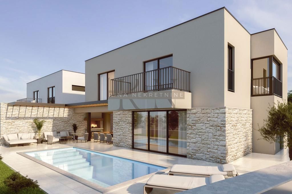 ISTRA - POREČ, NOVOGRADNJA, KUĆA S BAZENOM I VRTOM