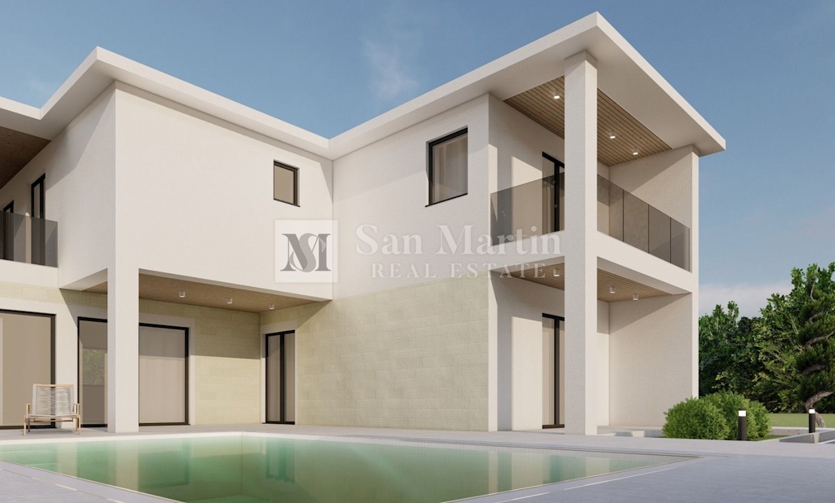 Poreč, okolica - samostojeća kuća s bazenom u izgradnji