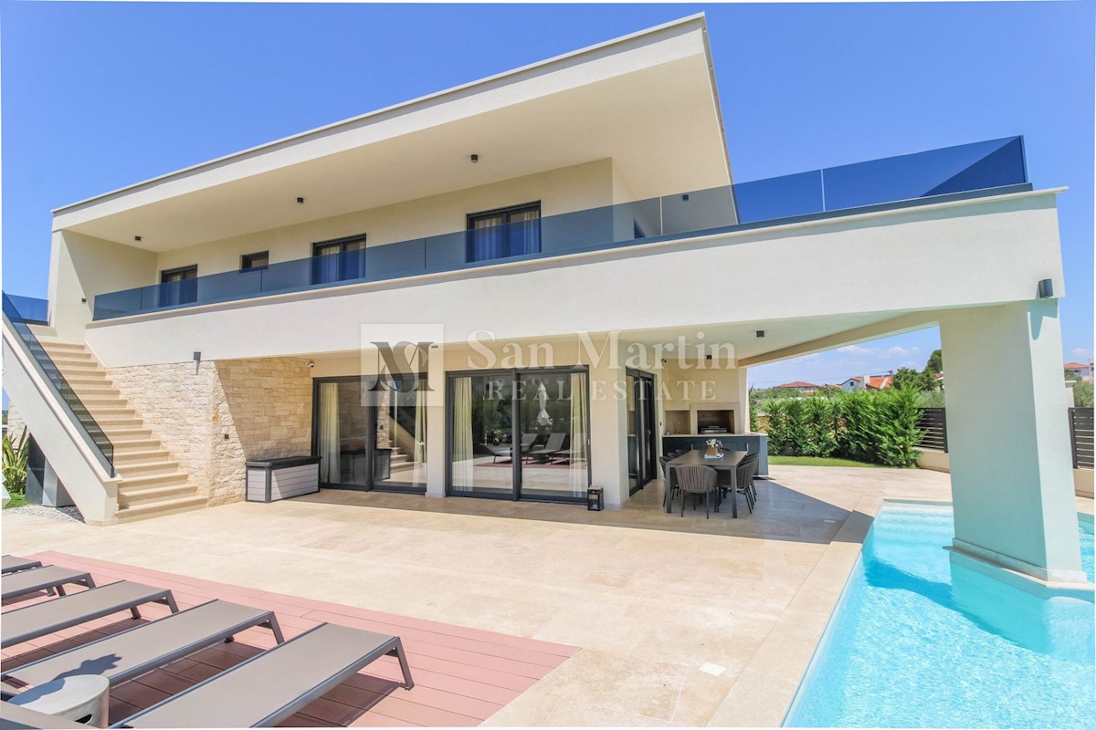 Poreč - okolica, prekrasna kuća s pogledom na more