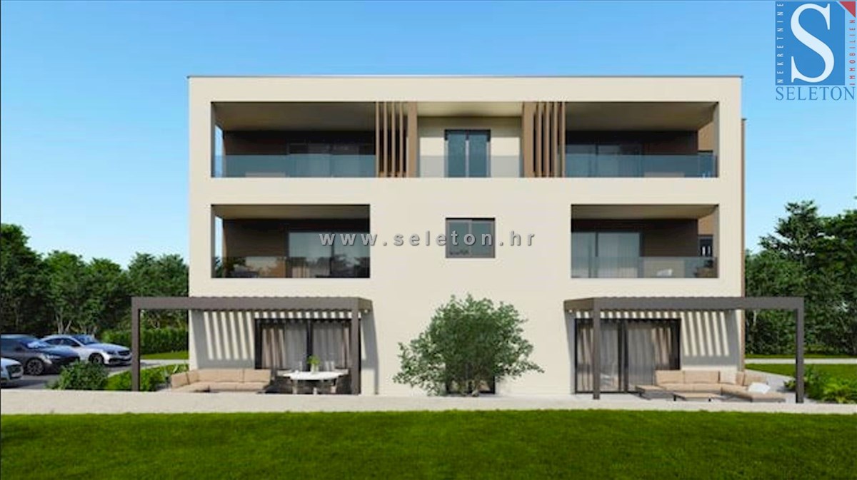 Poreč, apartment under construction of 67 m2, 800 m from the sea / 1 km to the center
