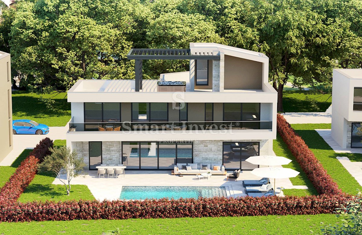 POREČ, LUKSUZNA VILA S POGLEDOM NA MORE, u blizini mora (V2)