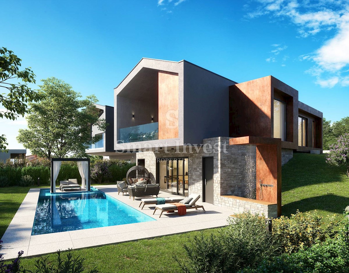 POREČ okolica, EKSKLUZIVNA VILA S POGLEDOM NA MORE