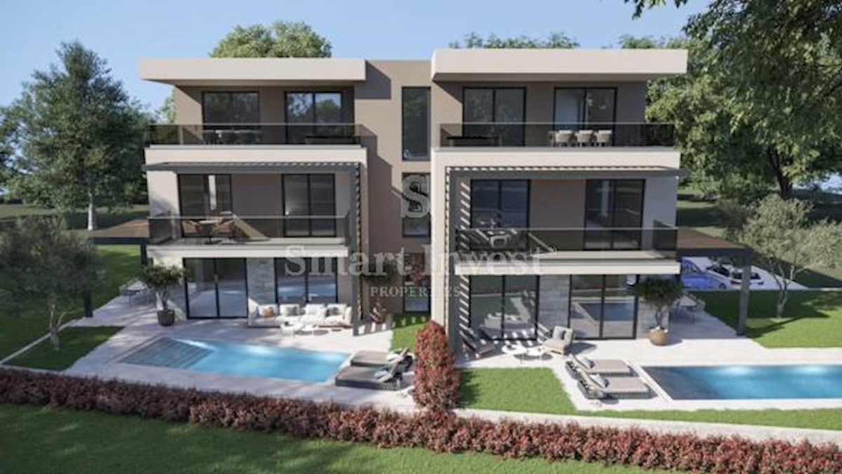 ISTRIEN - POREČ, Luxuriöse Wohnung mit Pool und Garten, zu verkaufen