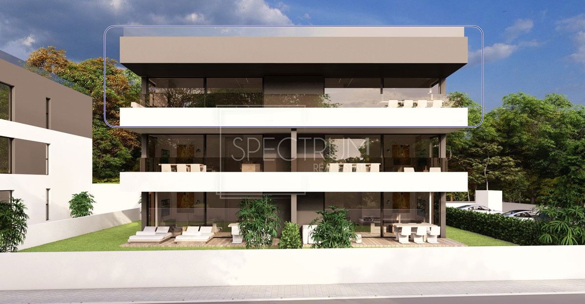 Poreč, novogradnja, penthouse sa krovnom terasom