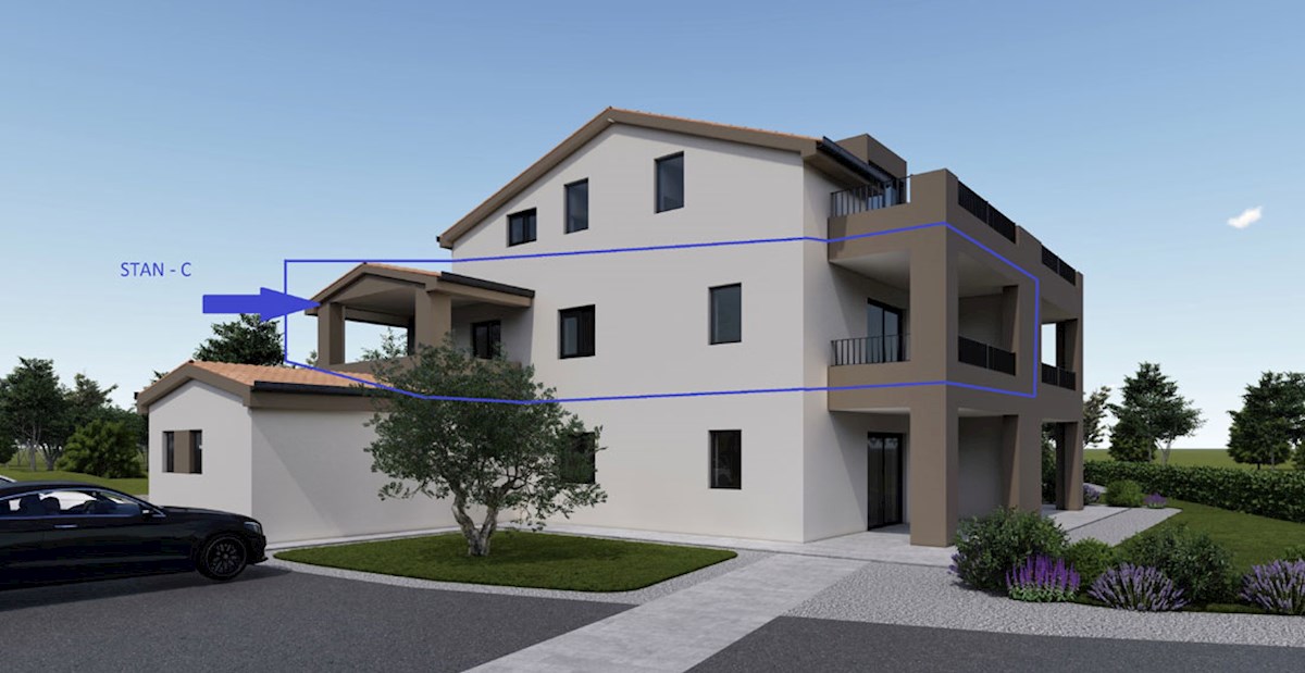 NSOP-233-2-C, New Apartments in the Surroundings of Poreč (9 km)
