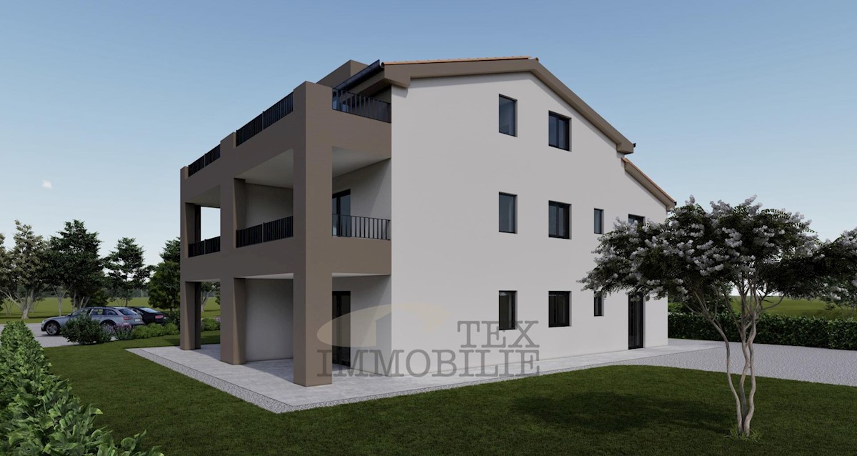 Poreč area, new apartments under construction - APARTMENT C