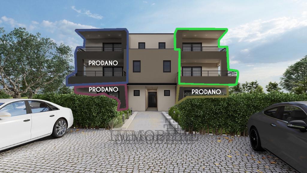 Poreč area, new apartments under construction - APARTMENT D