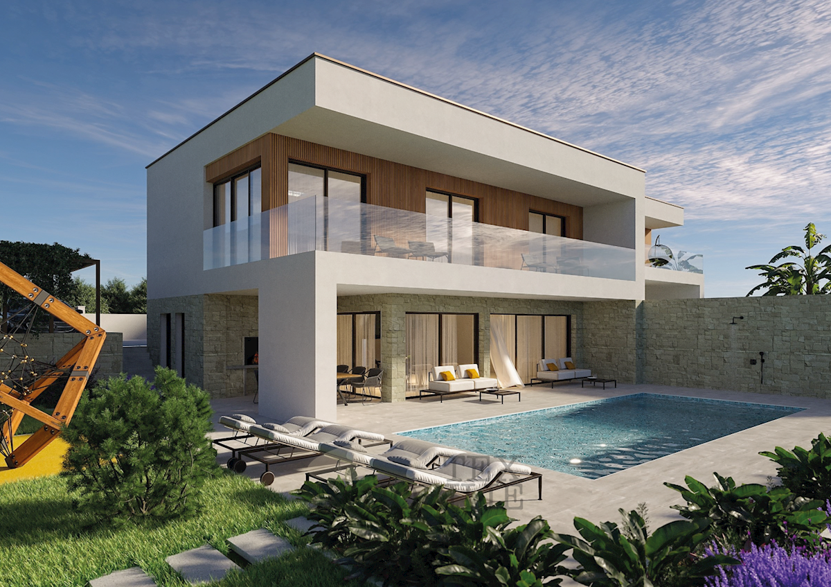 A villa with a sea view, 8 km from the sea