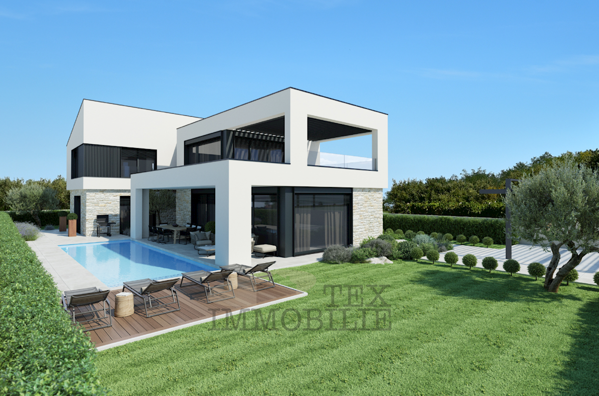 Poreč surroundings, a beautiful villa with a sea view is for sale