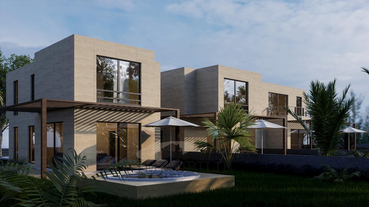 Semi-detached house under construction near Poreč