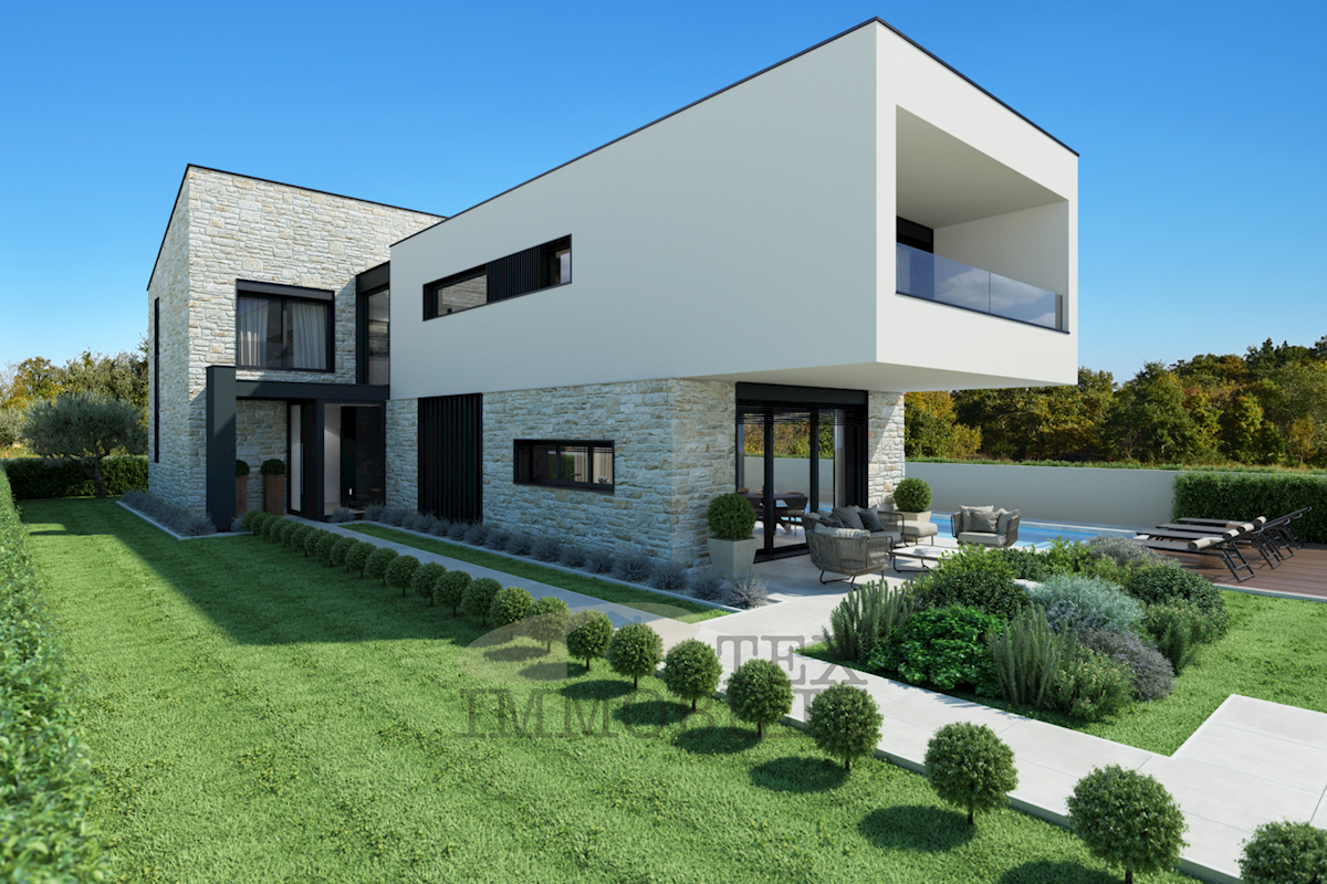 Poreč surroundings, a beautiful villa with a sea view is for sale