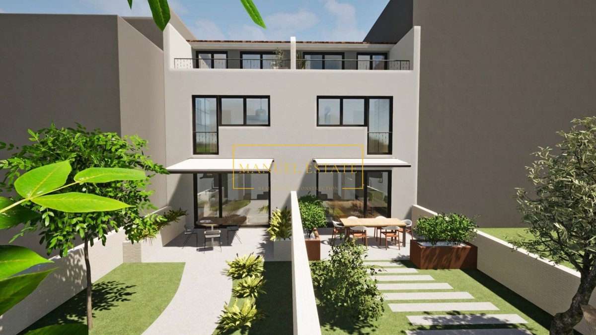 Moderna hiša z dvema stanovanjskima enotama - okolica Poreča