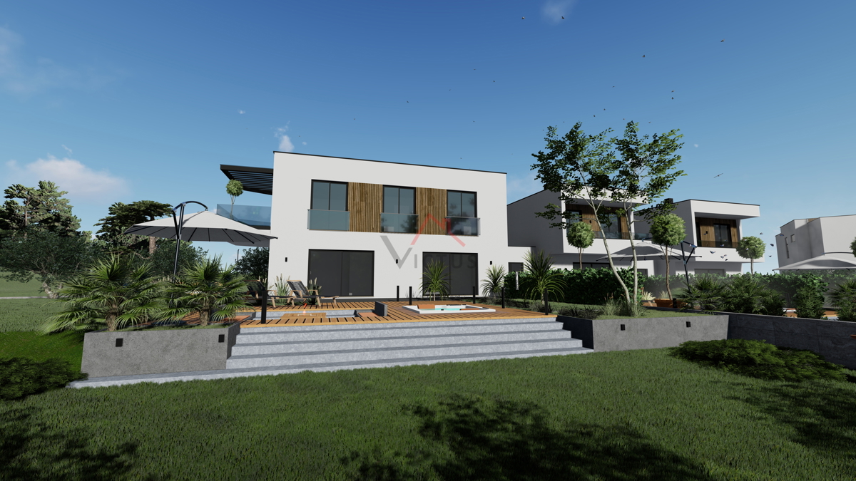 POREČ - modern house with garden